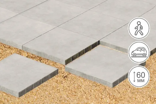 Квадрат 400.400.60, белый