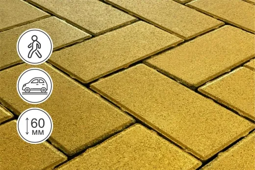 Кирпичик 200.100.60, золотой