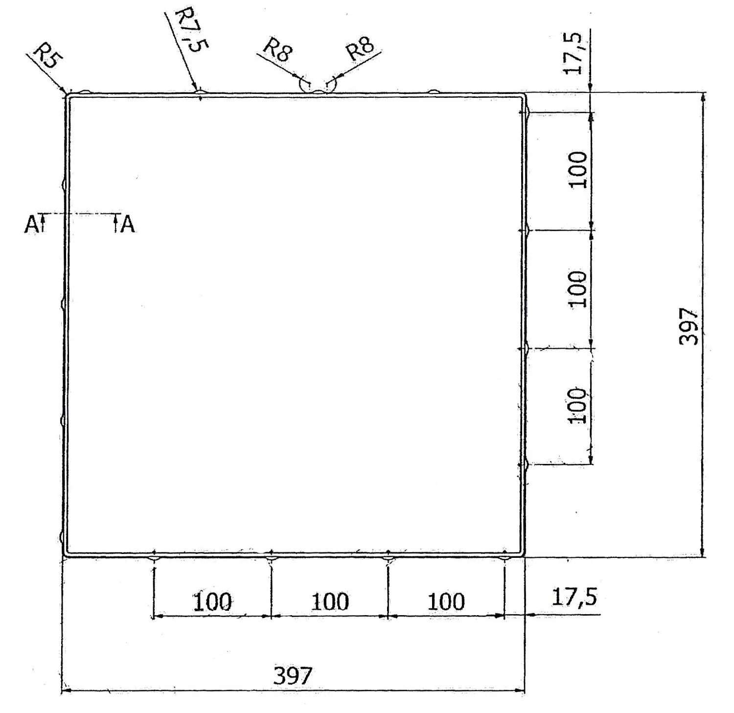 Квадрат 400.400.60, песочный