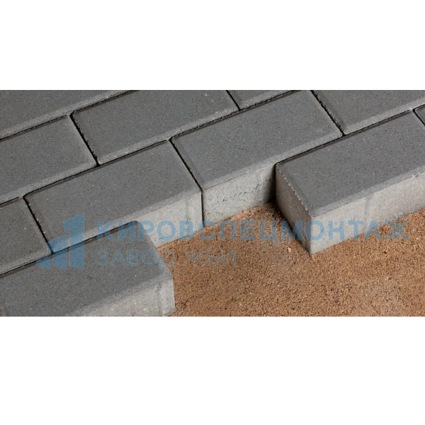 Кирпичик 200.100.60, серый (без цвета) Кирпичик 200.100.60, серый (без цвета)