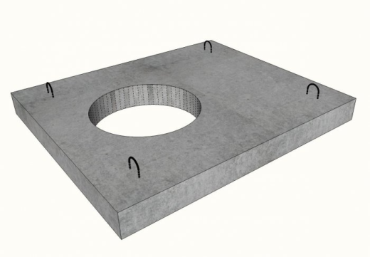 Плита перекрытия ПО-3 серия С 3.006.1-2.87