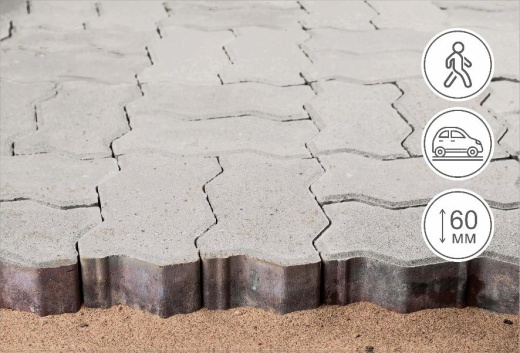 Зигзаг, белый