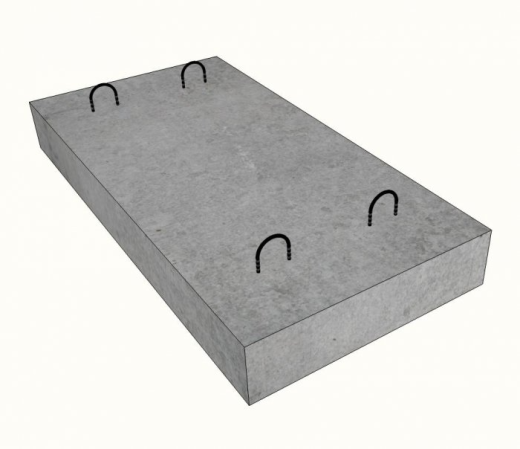 Плиты перекрытия лотков теплотрасс П 13д-11б