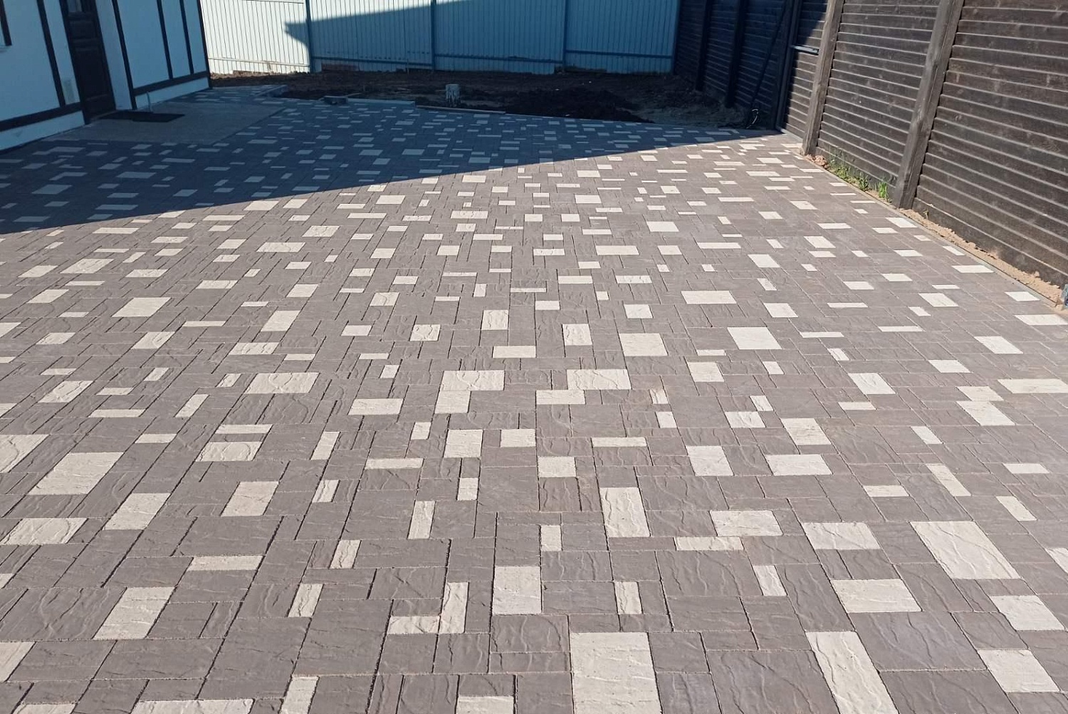 Вилла Рома, колормикс серый (серый+белый)