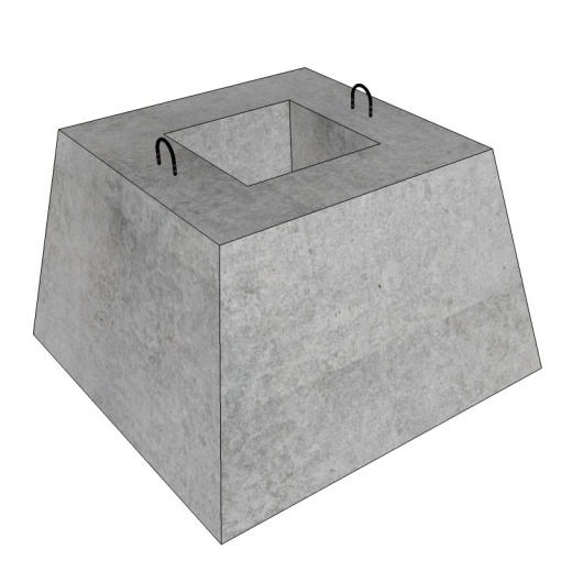 Фундамент стаканного типа 1Ф 12.8-2