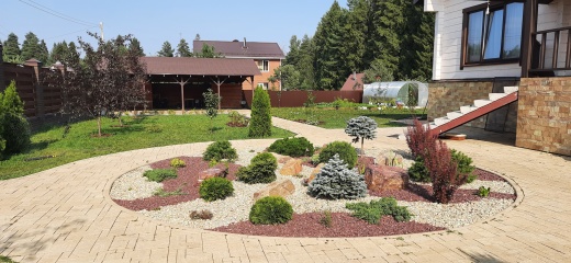 Вилла Рома, колормикс красно-черный (красный+черный)