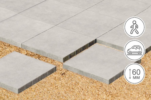 Квадрат 400.400.60, белый