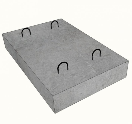 Плиты перекрытия лотков теплотрасс П 8д-8