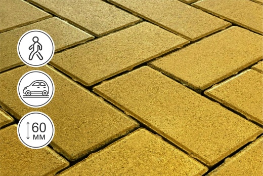 Кирпичик 200.100.60, золотой