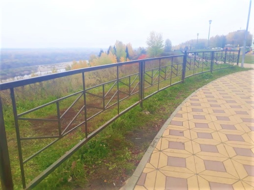 Ограждения парковой зоны